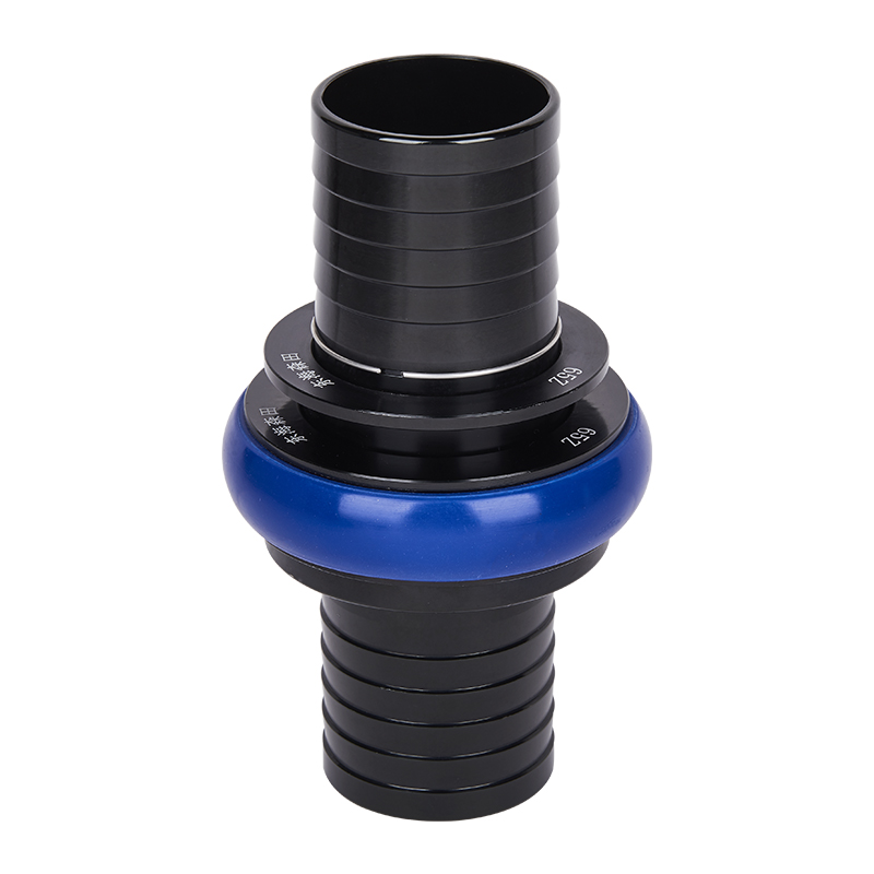 BLack / Blue Machino Hose Coupling(serrated Tail Ends)