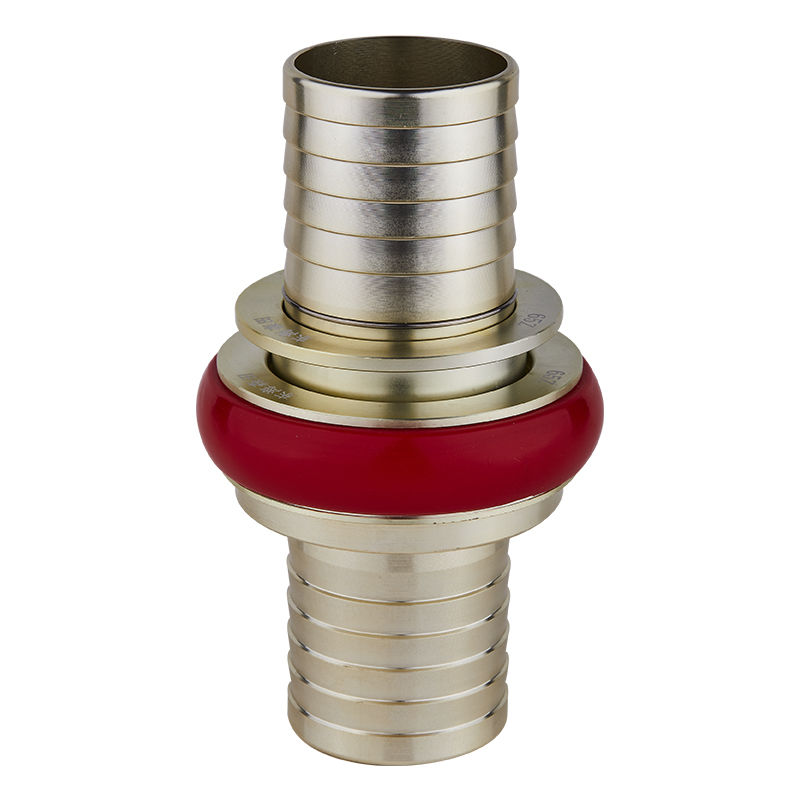 Golden Gold / Red Machino Hose Coupling(serrated Tail Ends)