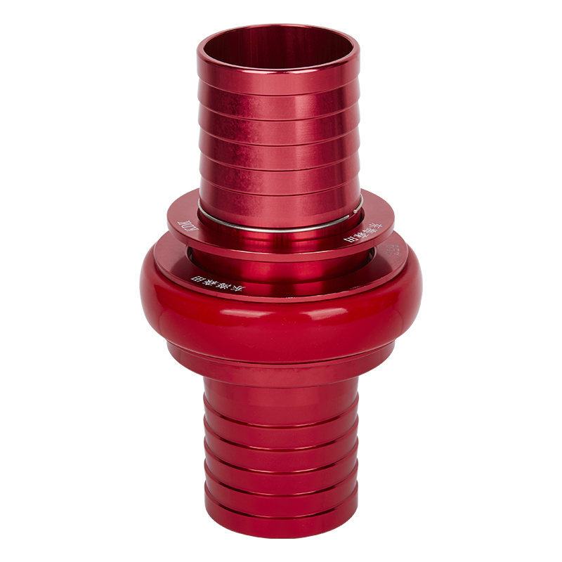 Rose red / red Machino Hose Coupling(serrated Tail Ends)