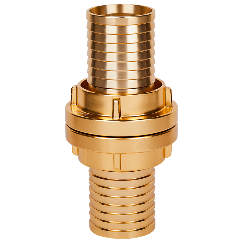 Gold Storz Hose Coupling(serrated Tail Ends)