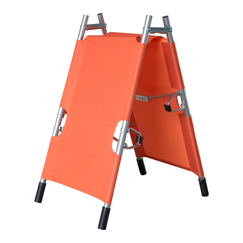 Orange Aluminum Alloy Folding Stretcher